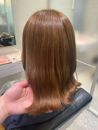 ミディアム カラー モテ艶カラー 🎖さえきはるかのヘアスタイル