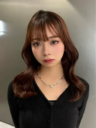 ミディアム 桑原 海夕のヘアスタイル