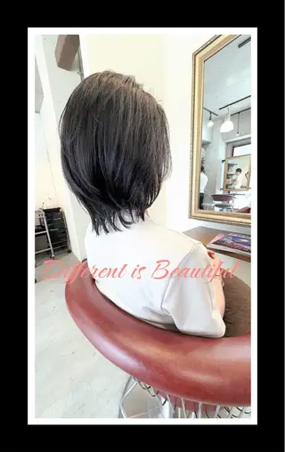 ミディアム パーマ オーナースタイリスト 佐藤のヘアスタイル