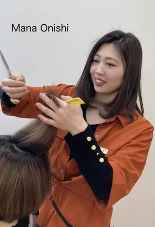 ヘアアレンジ 髪質改善✨縮毛矯正 美髪担当・大西真奈のヘアスタイル