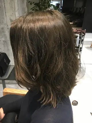 ミディアム カラー 髪質改善ULTOWA ✨松井 美幸のヘアスタイル