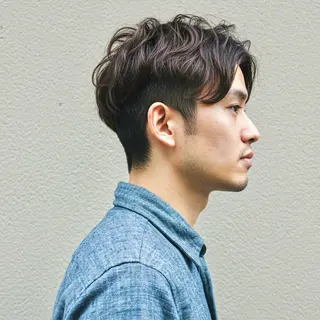 ショート カラー パーマ メンズ 🎸下北沢メンズ 人気◎🎸工藤達哉のヘアスタイル