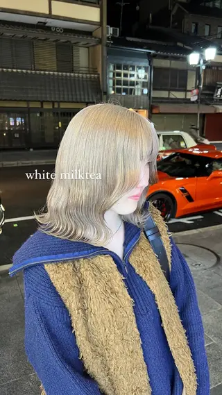 ミディアム カラー 🩷  ayaka 🩷のヘアスタイル