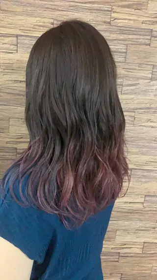 セミロング カラー 有坂 里恵のヘアスタイル