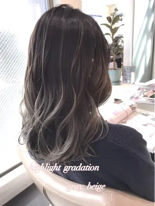 ミディアム カラー 山崎俊輔/髪質改善 /バレイヤージュのヘアスタイル