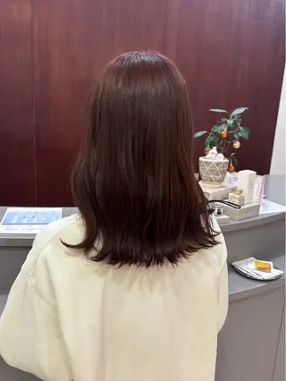 セミロング alu yuinaのヘアスタイル