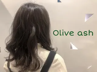 ミディアム カラー ヘアアレンジ 髪質改善✨️透明感カ ラー✧*。山下さいみのヘアスタイル