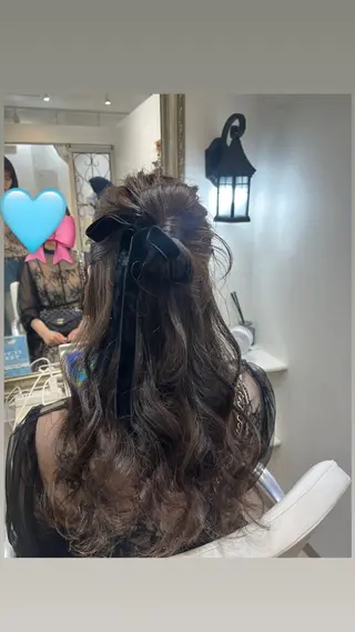 ロング 🎀縮毛矯正/カラー モデル募集ハルナ🎀のヘアスタイル