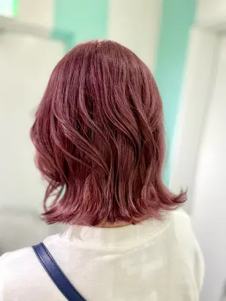 ミディアム 原 千景のヘアスタイル