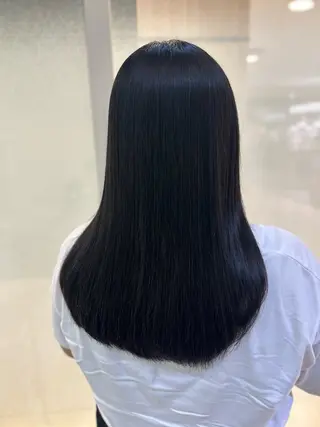 セミロング パーマ 縮毛矯正/髪質改善/ 艶髪ササキナツミのヘアスタイル