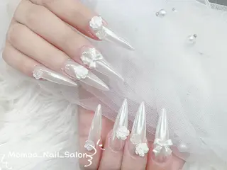 ネイル MoMoA Nail ネイル長さ出し専門店のネイルデザイン