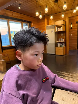 ショート メンズ 古賀 雄大のヘアスタイル