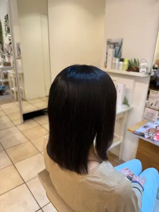 ミディアム 中野 亮のヘアスタイル