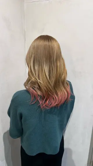 セミロング カラー ヘアアレンジ カツキ/GARTE 代官山のヘアスタイル