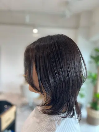 ミディアム 今だけ無料✨髪質改善 谷本さちのヘアスタイル