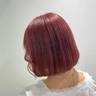 セミロング カラー ヘアアレンジ mai🍑暖色カラー /レイヤー💖のヘアスタイル