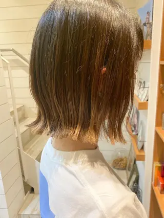 ミディアム カラー 赤み消し/透明感 🪽◝✩ 武者春花のヘアスタイル