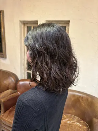 パーマ 小山 奈津のヘアスタイル