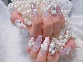 ネイル 🎀鈴音🎀 ワンホンネイルのネイルデザイン