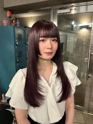 ロング 土屋かすみ✁︎. ꙳ 姫カットのヘアスタイル