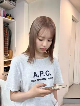 カラー 🌿似合わせ透明感 カラー松本朋幸🌿のヘアスタイル