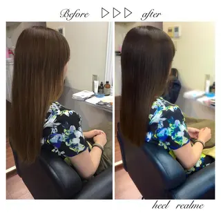 ミディアム セミロング ロング カラー パーマ ヘアアレンジ 成松 勇治のヘアスタイル