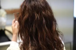 セミロング パーマ ルームスリー room3のヘアスタイル