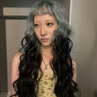 ロング カラー ヘアアレンジ Mizobe misakiのヘアスタイル