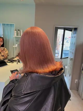 ミディアム カラー ブリーチカラー 🩵MIZUKIのヘアスタイル