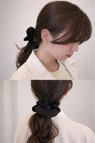 セミロング 梅田美容室/カット /Maoのヘアスタイル