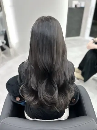 ロング カラー なんば髪質改善カラー Ardoreのヘアスタイル