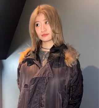 ミディアム ボブ× フェイスレイヤー🩰のヘアスタイル