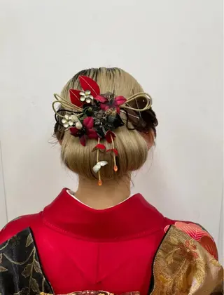 ヘアアレンジ HANAME 原宿美容室のヘアスタイル