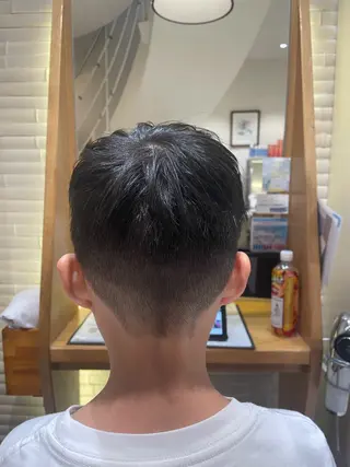 メンズ キッズ 吉川沙知 /ナチュラルカラーのヘアスタイル