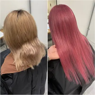 ロング カラー KEISUKE🐶 カラー✨エクステのヘアスタイル