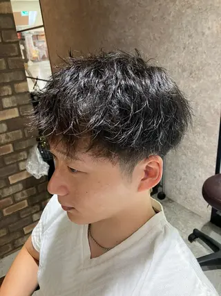 ショート メンズ メンズパーマ職人馬場 和哉のヘアスタイル