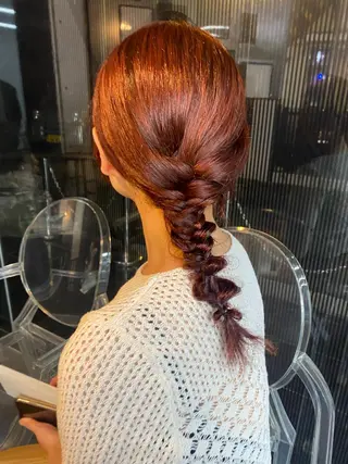 カラー 大石 沙季のヘアスタイル