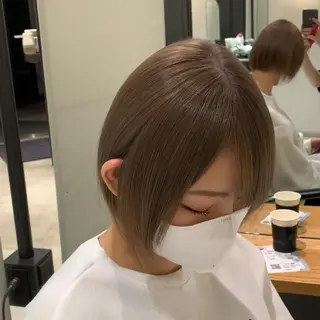 ショート カラー れい🫧 ハイトーン特化のヘアスタイル