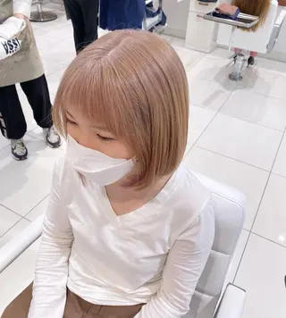 ミディアム ウルフカット ハッシュカット/七海のヘアスタイル
