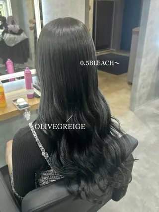 ロング カラー 赤みなし ×透明感🫧YUNAのヘアスタイル