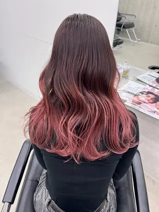 ロング 中道 晶のヘアスタイル