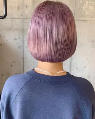 ショート 透明感カラー🌿ボブ ✨飛田　ケイのヘアスタイル