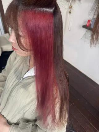 ロング カラー PLUS縁所属・ヘアメイク10年から 美容師💄Anriのヘアスタイル