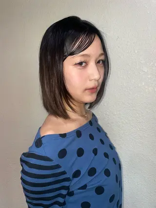 ミディアム iro+soi所属・iro+soi はるかのヘアスタイル