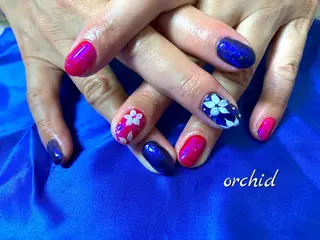 ネイル orchid ♡オーキッドのネイルデザイン