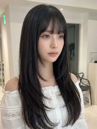 ロング ☁️透明感カラー× レイヤー ☁️ノアのヘアスタイル