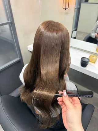 ロング カラー 木村 智美のヘアスタイル
