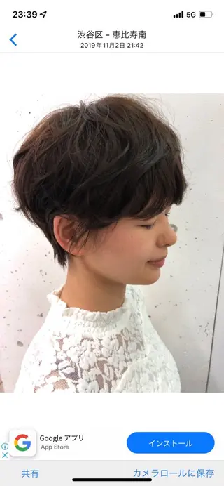 ショート ショートヘア / 星野菜月のヘアスタイル