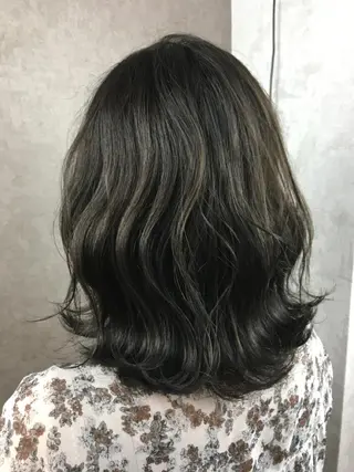 ミディアム カラー ツイストスパイラル パーマ✂︎ KYOUのヘアスタイル