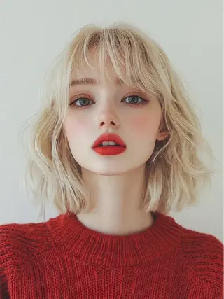 カラー 末廣 結音のヘアスタイル